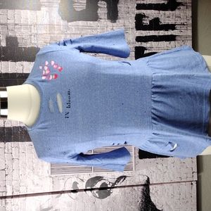 ❤️ 4/$18❤️ Honey Sucker Grunge Destruction Top